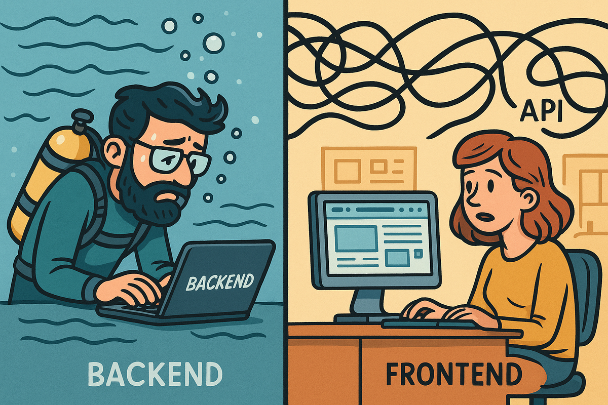 When Backend and Frontend Live in Different Realities Inside the Same Team