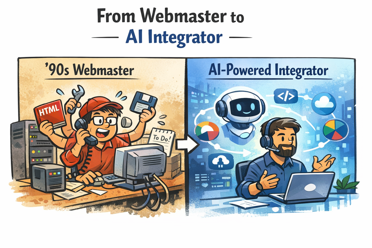 Are We Returning to the Webmaster Era, in the Age of AI?