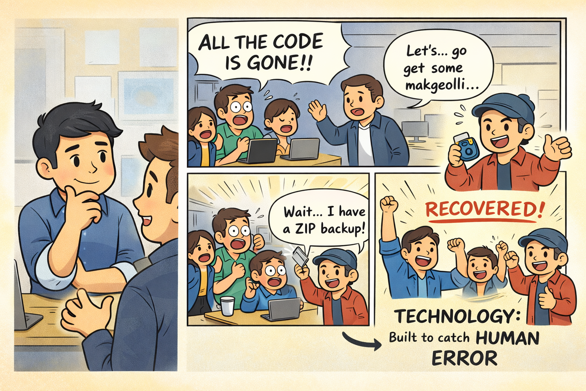 Technology Evolves Because Humans Make Mistakes