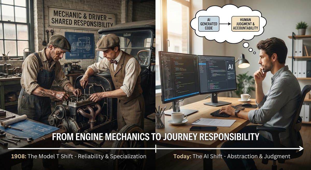 The Model T Moment of AI, and the New Responsibility of Developers